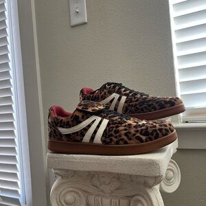 Leopard Print Men's Sneakers